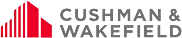 Cushman and Wakefield logo, commercial partner of Tampa Turf Services