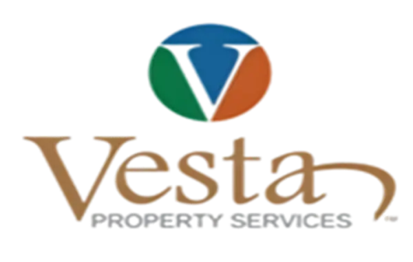 Vesta Property Services logo, partner of Tampa Turf Services